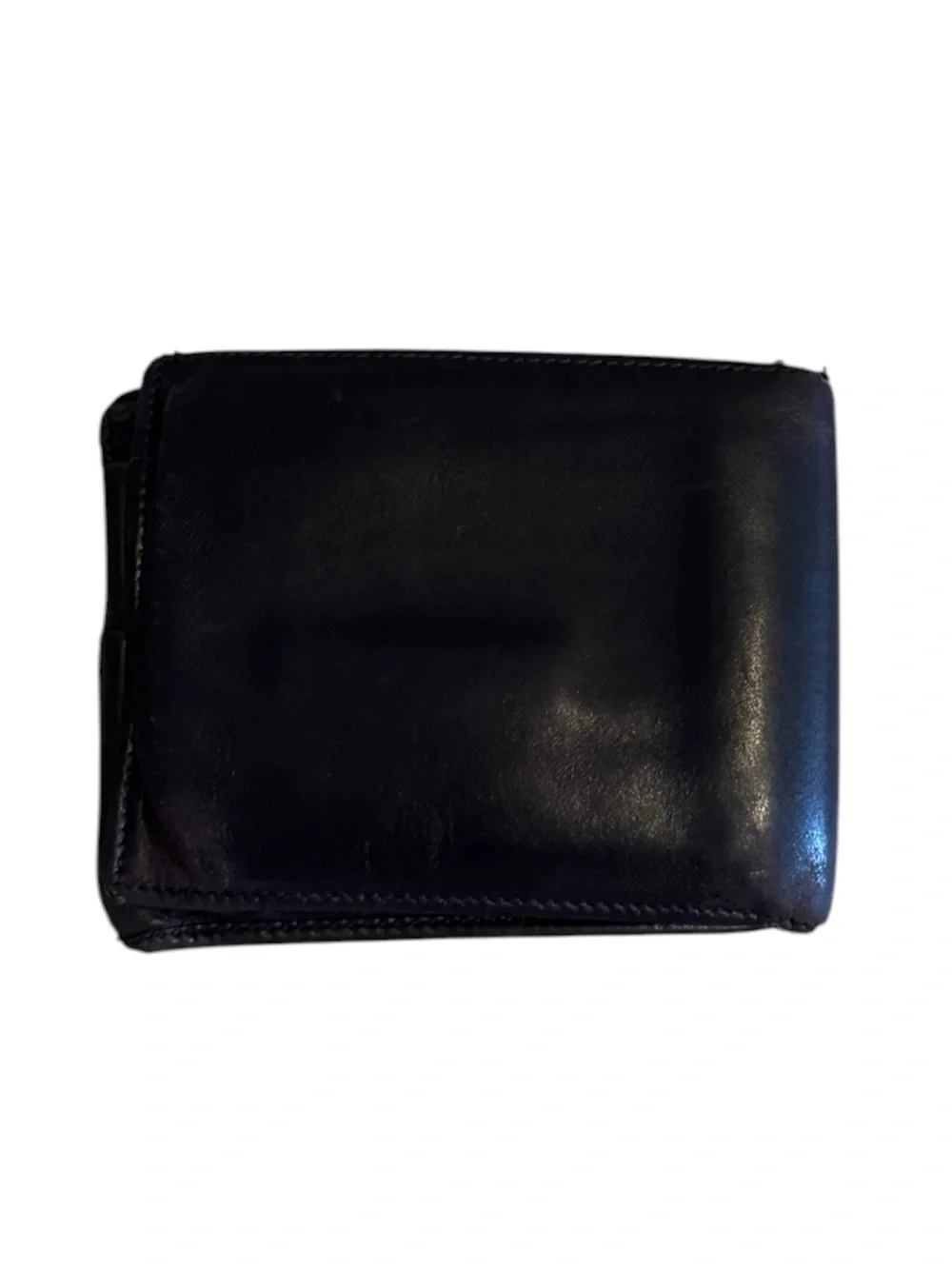 Vintage Coach Brown Leather Bifold Wallet Made in Italy *Heavy Wear